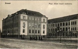 Brassó, Kronstadt, Brasov; Magyar állami faipari szakiskola / woodworking school, wood industry school (EK)