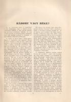Európa válaszúton: Háború vagy béke?
(Budapest, 1933). A Pesti Hírlap kiadása (Légrády Testvérek Ny...