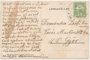 1913 Kolozsnéma, Klízska Nemá; utcaképek. Németh József kiadása / street view (EK)