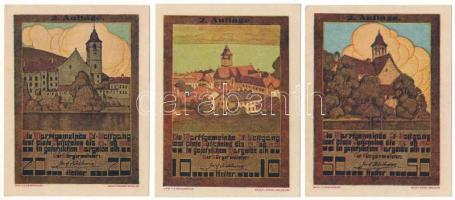 Német Birodalom / Weimari Köztársaság / St. Wolfgang 1920. 10pf + 20pf (2xklf) T:AU-XF Germany /Weimar Republic / St. Wolfgang 1920. 10 Pfennig + 20 Pfennig (2xdiff) C:AU-XF