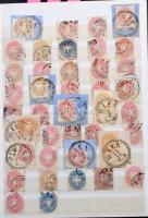 Ausztria 1850-1867 több mint 300 bélyeg és kivágás, valamint több száz későbbi bélyeg és kivágás 14 ...