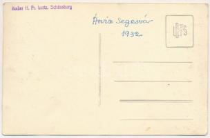 1932 Segesvár, Schässburg, Sighisoara; árvíz / flood. Atelier H. Fr. Lurtz photo (EM)