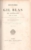Le Sage, [Alain René]: Histoire de Gil Blas de Santillane par La Sage. Avec les principales remarque...
