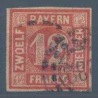 Német államok - Bajorország 1850 Mi 6 szép, hibátlan darab! R! (Mi EUR 180.-)