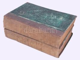 [Disraeli, Benjamin] Disraely B.: Lothair. Ford.: Földy Géza. I-II. köt. Pest, 1871, Ráth Mór, 520 p.; 484 p. Első magyar kiadás. Átkötött félvászon-kötésben, helyenként kissé foltos lapokkal, néhány kissé sérült lappal.
