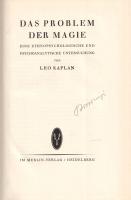 Kaplan, Leo: 
Das Problem der Magie und die Psychoanalyse. Eine etnopsychologische und psychoanalyt...