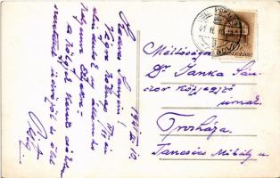 1941 Csíkszentmárton, Sanmartin; utca, Bíró Géza üzlete / street view, shop. photo