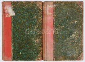 Virter Károly: Úti képek Olaszországból. I-II. kötet. Zombor, 1881, Bittermann Nándor, 314+[6] p.; 2...