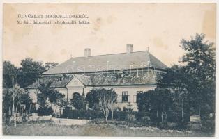 Marosludas, Ludosul de Mures, Ludus; M. kir. kincstári telepkezelői lakás. Glück J. 6238. / treasury officer's villa (fl)