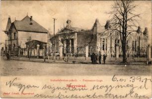 1902 Nagyvárad, Oradea; Szabadkőműves páholy. Helyfi László kiadása / Freimaurer-Loge / freemasonry, masonic lodge (EB)