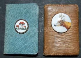 1918-1929 Tárcanaptár 2 db minikönyv