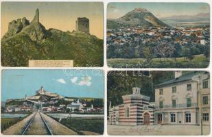 77 db RÉGI történelmi magyar és külföldi város képeslap, közte néhány modern; vegyes minőség / 77 pre-1945 historical Hungarian and foreign town-view postcards, including a few modern ones; mixed quality