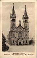Temesvár, Timisoara; Fabrica, Biserica r.-c. / Gyárváros, Római katolikus plébániatemplom / R.-k. Pfarrkirche / Catholic parish church (EK)