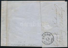 ~1860 5kr II. levélen "OTTOCSAZ" - "ZENGG"