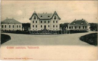 1903 Temesvár, Timisoara; Vadászerdő, M. kir. erdőőri szakiskola. Uhrmann Henrik kiadása / forest ranger school, forestry school (EK)