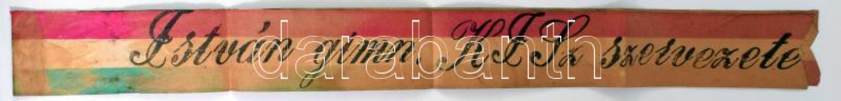 1959 48/49-es emlékszalag, papír, hajtott