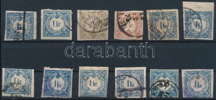 12 db Hírlapilleték bélyeg