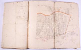 1867 Telkibánya község kataszteri térképei. Vilmány község felvételi előrajza. Szerkesztette Lorenz ...