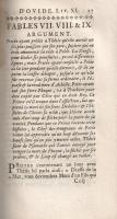 Ovidius, [Publius Naso]: Metamorphoses d'Ovide, traduites en françois, avec des remarques et de...