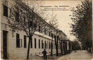 Fehértemplom, Ung. Weisskirchen, Bela Crkva; Járásbíróság és törvényszék. P. Kuhn kiadása / district court (EB)