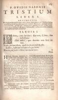 Ovidius, Publius Naso: P. Ovidii Nasonis Operum Tom 3.: Fastor. Lib. Tristium. De Ponto &amp; In...