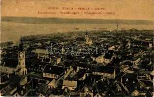 1909 Zimony, Semlin, Zemun; látkép. W.L. 889. / general view (fl)