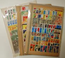 337 db magyar gyufacímke, sorozatokkal, nagy alakúakkal