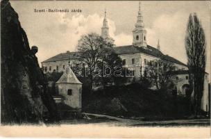 Munkács, Mukacheve, Mukachevo, Mukacevo; Szent Bazil rendű zárda, kolostor. Grósz Testvérek kiadása / Saint Basil monastery (EK)