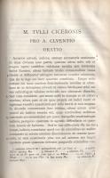 Cicero, Marcus Tullius: 
Orationes: Divinatio in Q. Caecilim. In C. Verrem - Pro Sex. Roscio. Pro C...