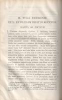 Cicero, Marcus Tullius: 
Orationes: Divinatio in Q. Caecilim. In C. Verrem - Pro Sex. Roscio. Pro C...