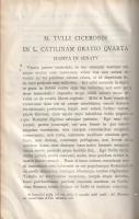 Cicero, Marcus Tullius: 
Orationes: Divinatio in Q. Caecilim. In C. Verrem - Pro Sex. Roscio. Pro C...