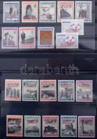 Nagyon tartalmas, főleg postatiszta LÉGIPOSTA gyűjtemény az egész világból jó kiadásokkal 30 fekete ...