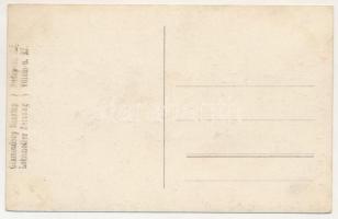 Serbische Stb. Lokomotive Zeitung / Szerb vasútállomás, gőzmozdony, vonat. Gőzmozdony Szaklap (Budap...