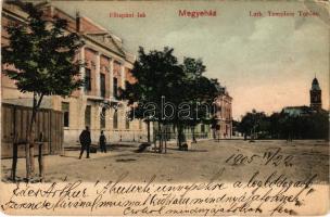 1905 Torda, Turda; Főispáni lak, Megyeháza, Evangélikus templom / county hall, Lutheran church (EB)
