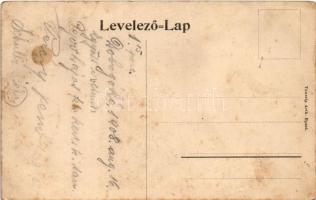 1908 Dobogókő, a Magyar Turista Egyesület Báró Eötvös Loránd menedékháza. Taussig Arth. 9244. Bpest ...