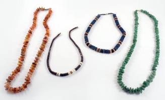 4 darab minerál nyaklánc