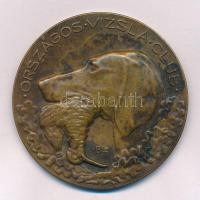 Berán Lajos (1882-1943) DN "Országos Vizsla Club / Verseny - I. díj" bronz díjérem (45mm) T:AU,XF