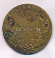 Berán Lajos (1882-1943) DN "Országos Vizsla Club / Verseny - I. díj" bronz díjérem (45mm) ...