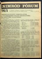 1976-1984 Kittenberger Kálmán szerkesztette Nimród Vadászújság teljes évfolyama bekötve kiváló állapotban