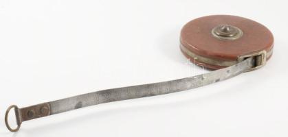 Antik mérőszalag, 20m, d: 10 cm