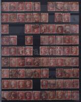 Nagy Britannia klasszikus több példányos speciál gyűjtemény 1841-1913 gyűjtői hagyatékból, sok jó ér...