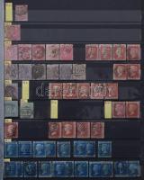 Nagy Britannia klasszikus több példányos speciál gyűjtemény 1841-1913 gyűjtői hagyatékból, sok jó ér...