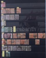 Nagy Britannia klasszikus több példányos speciál gyűjtemény 1841-1913 gyűjtői hagyatékból, sok jó ér...