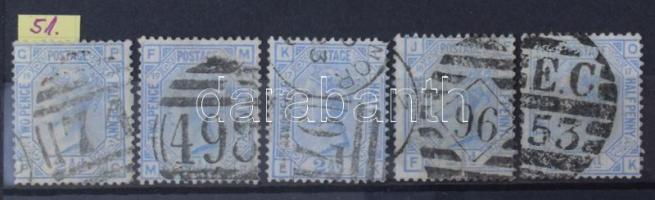 Nagy Britannia klasszikus több példányos speciál gyűjtemény 1841-1913 gyűjtői hagyatékból, sok jó ér...