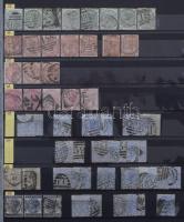 Nagy Britannia klasszikus több példányos speciál gyűjtemény 1841-1913 gyűjtői hagyatékból, sok jó ér...