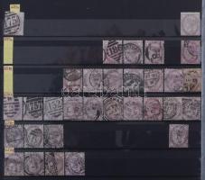 Nagy Britannia klasszikus több példányos speciál gyűjtemény 1841-1913 gyűjtői hagyatékból, sok jó ér...