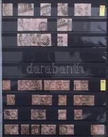 Nagy Britannia klasszikus több példányos speciál gyűjtemény 1841-1913 gyűjtői hagyatékból, sok jó ér...