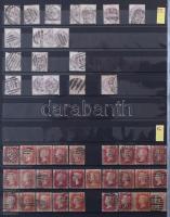 Nagy Britannia klasszikus több példányos speciál gyűjtemény 1841-1913 gyűjtői hagyatékból, sok jó ér...