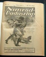 1924 Kittenberger Kálmán szerkesztette Nimród Vadászújság fél évfolyama bekötve kiváló állapotban