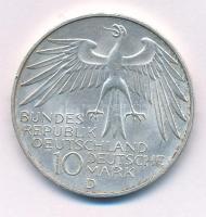 Német Szövetségi Köztársaság 1972D 10M Ag "Müncheni Olimpia - Stadion" T:AU patina
Federa...